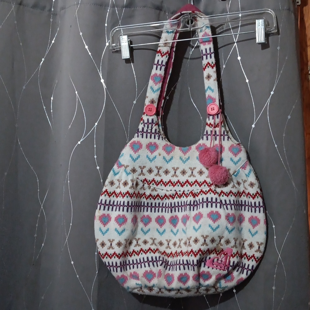 Roxy vintage y2k knit shoulder bag